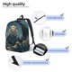 thumbnail image 3 of Fotbe Starry Sky Meditating Lion Mochila de Lona con Estampado, Mochila Duradera, Mochila Versátil de Alta Calidad, Mochila Compacta Vintage-Small, 3 of 5