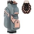 thumbnail image 1 of Gymax Golf Cart Bag Molded Lock Top Golf Bag w/14-Way Full Length Dividers 11 Pockets Dusty Pink, 1 of 9