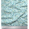 thumbnail image 1 of Soimoi Polyester Crepe Fabric Floral Shirting Print Sewing Fabric Yard 52 Inch Wide, 1 of 1