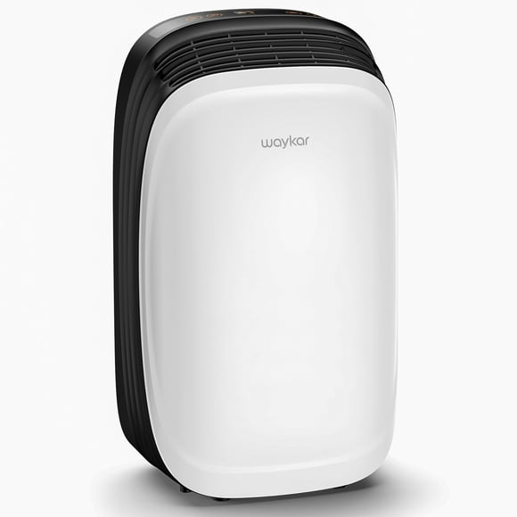 Waykar 30 Pints Dehumidifier for Home and Basements, with Continuous Drain Hose, Reusable Air Filter, Spaces up to 2000 Sq. Ft