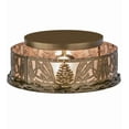 thumbnail image 7 of Meyda 65099 16 in. Mountain Pine Flushmount - Antique Copper, 7 of 7