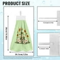 thumbnail image 7 of ZIATUBLE Frog Daisy Kitchen Towel Hangs Sunflower Butterfly Hanging Hand Dry Towels Set 2 Piece Easy to Clean Dish Towel Hand Towels Machine Washable Towels for Kitchen Cleaning Home Indoor, 7 of 7