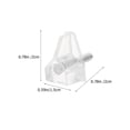 thumbnail image 2 of TAILTOSS 50Pcs Transparent Shelf Pegs Replacement for Kitchen Cabinet Shelf Pins, 2 of 8