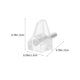 thumbnail image 2 of Nestingho 50Ud Soportes Transparentes Para Estantes De Plástico Prácticos Y Resistentes Para Uso En Gabinetes, 2 of 8