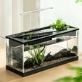thumbnail image 2 of Small Aquarium With Quiet Filtration Systems Acrylic Tanks With Covering For Bettas, 2 of 7