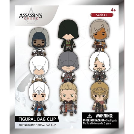 3D Figural Foam Bag Clip Assassin's Creed Series 1 Mystery Pack (1 RANDOM Figure)