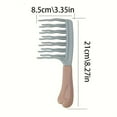 thumbnail image 3 of Double Teeth Hair Brush for Curls Scalp Massage and Styling Tool - Detangling Comb for Effortless Grooming, 3 of 4