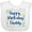AA-White, variant on Inktastic Happy Birthday Daddy Boys or Girls Baby Bib
