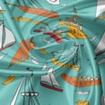 thumbnail image 5 of Ambesonne Nautical Window Valance, Sea Transport Ships Boats, 54" X 18", Multicolor, 5 of 5