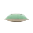thumbnail image 3 of Laddha Home Designs Handwoven Geometric Flanged Throw Pillow Cover - 20" - Green and Cream, 3 of 8