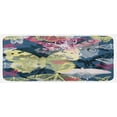 thumbnail image 1 of Abstract Kitchen Mat, Colorful Butterflies Hand Drawn Springtime Natural Wildlife Detailed Illustration, Plush Decorative Kitchen Mat with Non Slip Backing, 47" X 19", Multicolor, by Ambesonne, 1 of 1