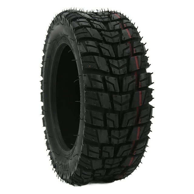 Electric Scooter Tire Replacement, Impact Rubber 100 65 6.5 Tire 11inch Fine Groove With Inflatable Nozzle For Replacement