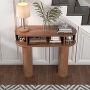 Console Table with Storage, Hallway Entryway Table, Narrow Long Sofa Entryway Table
