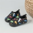 thumbnail image 5 of Owordtank Infant Baby Girls Boys Canvas Shoes Soft Sole Toddler Slip On Newborn Crib Moccasins Casual Sneaker, 5 of 6