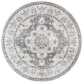 thumbnail image 4 of SAFAVIEH Isabella Tamzen Floral Bordered Area Rug, Grey/Light Grey, 8' x 10', 4 of 10
