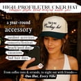 thumbnail image 2 of Funky Junque Two Tone Vintage Canvas Snapback Hats Men Women Trendy Embroidered Trucker Baseball Cap Funny Adjustable, 2 of 8
