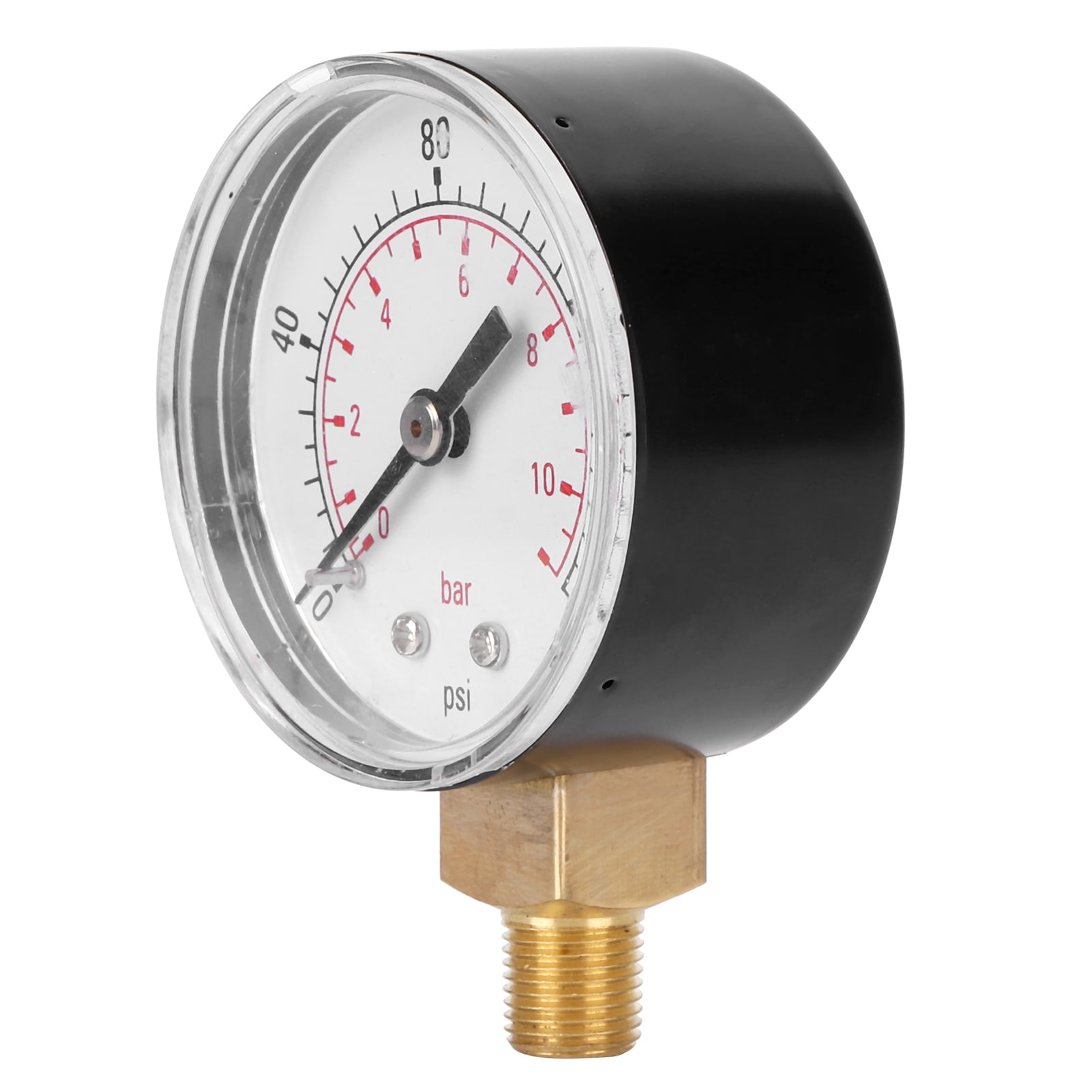 0.1 Mpa 2" 50mm back connect vacuum pressure gauge 76cmHg manometer NPT