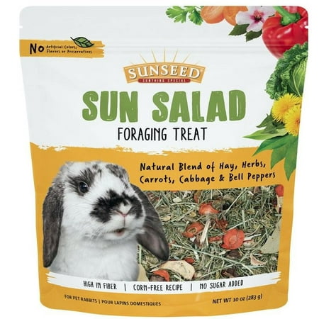 Friandise de nourriture pour lapin Sunseed Sun Salad - 10 oz