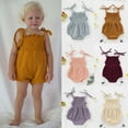 thumbnail image 4 of Bmnmsl Newborn Infant Kid Baby Girl Bodysuit Romper Jumpsuit Outfit Clothes Set, 4 of 5