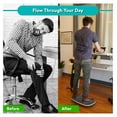 thumbnail image 5 of Base Standing Desk Balance Board, Office Wobble Board with Anti-Fatigue Mat, Gentle Rocker for Posture & Focus, Standing Desk Accessory and Exercise Equipment, 5 of 9