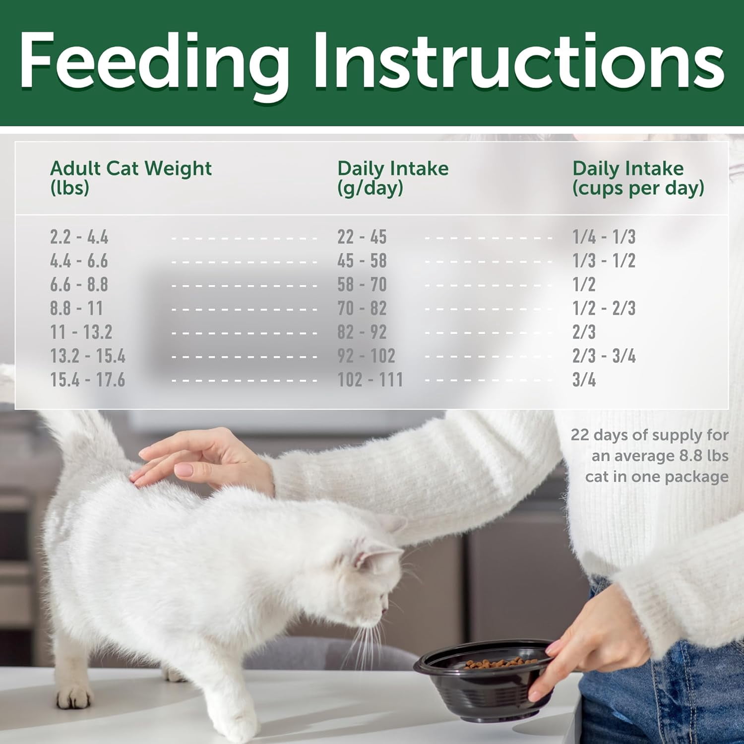 Nature's Protection Superior Care Dry Cat Food, Adult Red Coat Cats, High Protein Herring, 3.3lb