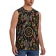 thumbnail image 2 of Fotbe Decorative Feathers Men's Camiseta sin Mangas Estampada para Hombres, Playera Casual para Gimnasio, Entrenamiento, Playa-XX-Large, 2 of 7