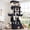 Dark Grey, variant on Globlazer 74 Inch Cat Tree for Large Cats, Heavy Duty Cat Tree Tower for Multi-Cat Household, 2 Condos, 2 Hammocks, Sisal Scratching Posts, Sturdy Multi-Level Activity Center, F74G, Dark Grey