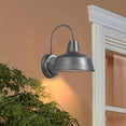 thumbnail image 2 of Portfolio Ellicott 13.12-in H Galvanized Dark Sky Outdoor Wall Light, 2 of 4