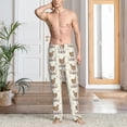 thumbnail image 6 of Lsque Flower Chicken Print Men's Pajama Pants, Lounge Pant - Comfortable Home Wear,Elastic Waistband, Stylish Design-X-Large, 6 of 9