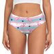 thumbnail image 1 of Fotbe Flamingo1 Calzones Estampados para Mujer – Ropa Interior de Algodón, Cómoda, Suave y Elástica-Large, 1 of 6