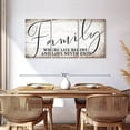 thumbnail image 3 of Elephant Stock Love Never Ends Family Quote Wall Sign Wall Art - Horizontal Multi Panel Canvas - Living Room Wall Decor - Wall Signs Multi Panel - White And Black Decor - 62" x 30", 3 of 8