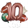 thumbnail image 1 of Set de globos para 10.º cumpleaños de fútbol Kwuz, 40 pulgadas, 1 of 7