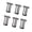 Silver, variant on 6pcs Adjustable Bed Risers With Antislip Base Load-Bearing Replacement Leg Furniture Leg Extenders for Beds And Tables