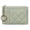 Green, variant on Women's Quilted Card Holder Wallet, Pink PU Leather Slim Card Case with Zipper Pocket & Key Ring, Gold Hardware
