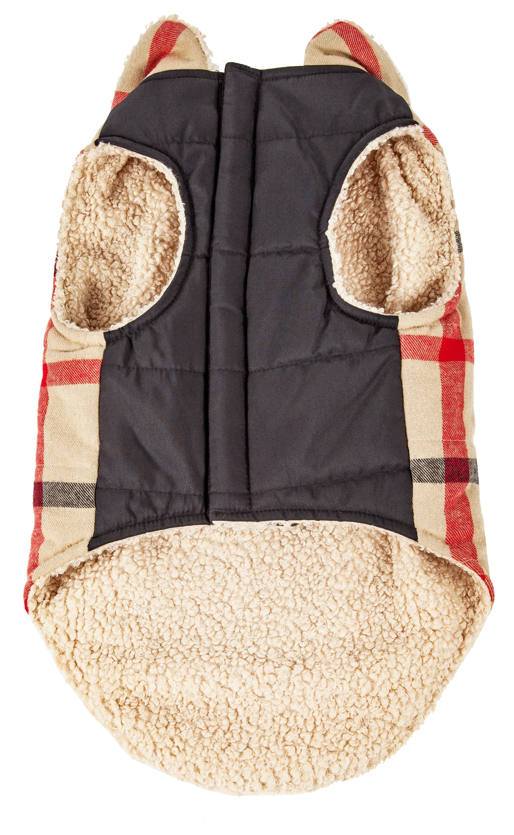 Pet Life ® 'Allegiance' Classical Insulated Plaid Fashion Dog Jacket