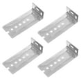thumbnail image 1 of KAKOWELY Rear Mounting Brackets 1 Bag 4pcs Durable Drawer Slide Rear Mounting Brackets Cabinet Brackets (Silver)3.54"X1.57"X0.79", 1 of 5