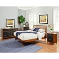 thumbnail image 7 of Alpine Furniture Belham Queen Wood Platform Bed in Dark Walnut (Brown), 7 of 7