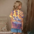 thumbnail image 4 of T-Shirt à Manches Courtes pour Enfants, Col Rond avec Imprimé Graphique Amusant, Mélange Doux Polyester-Spandex, Tissu Respirant, Port Quatre Saisons, Idéal pour Fête d'Anniversaire Ou Décontracté, 4 of 7