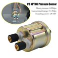 thumbnail image 2 of Engine Pressure Unit Oil Sender 1/8 80x40mm Sending Gauge Parts & Accessories, 2 of 7