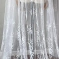 thumbnail image 6 of Yvsxxv 1Pc White Lace Bridal Hooded Cloak Wedding Shawl Veil for Bride Special Occasions, 6 of 7