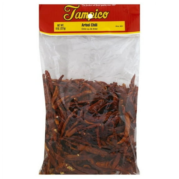Dried Arbol Chili Peppers - 8 oz