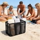 thumbnail image 4 of Bolsa de playa de malla con poliéster impermeable – Bolsa transpirable de secado rápido para trajes de baño, toallas, protector solar – Organizador de viaje ligero y plegable para la playa,, 4 of 6