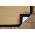 thumbnail image 2 of Linon Athena Sisal & Black 5x8 Area Rug, 2 of 6