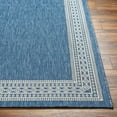 thumbnail image 3 of Hauteloom Aleli Living Room, Bedroom Patio Outdoor Area Rug - Contemporary - Muted Blue, Silverton, Light Blue - 18" Sample, 3 of 5