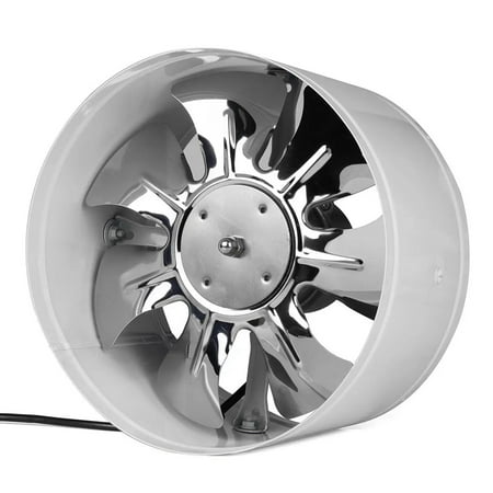 

220V Inline Duct Fan Booster Exhaust Blower Air Cooling White-4 Inch