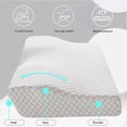 thumbnail image 2 of KTMOUW Memory Foam Cervical Neck Pillow for Sleeping, Contour Pillow for Neck and Shoulder Pain Relief, 2 of 7