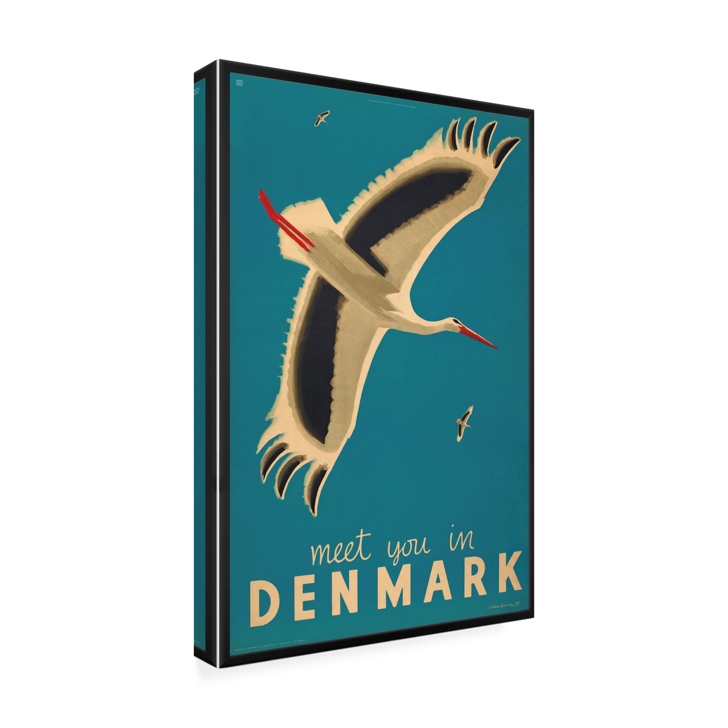 Trademark Fine Art 'Denmark' Canvas Art by Vintage Apple Collection