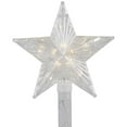 thumbnail image 6 of Northlight Lighted Star Christmas Pathway Marker with Lawn Stakes -  5' - Clear Lights - 4ct, 6 of 9