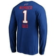 thumbnail image 3 of Men's Royal Buffalo Bills #1 Dad Long Sleeve Team Logo T-Shirt, 3 of 3