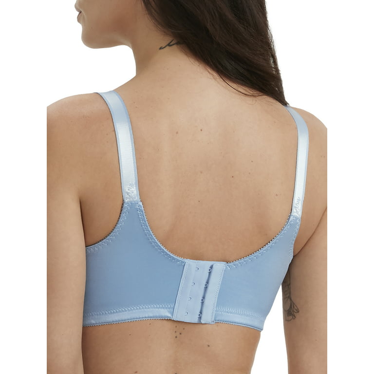 Women's Bali 3820 Double Support Cool Comfort Wirefree Bra (Blue Sky Ahead  38D)